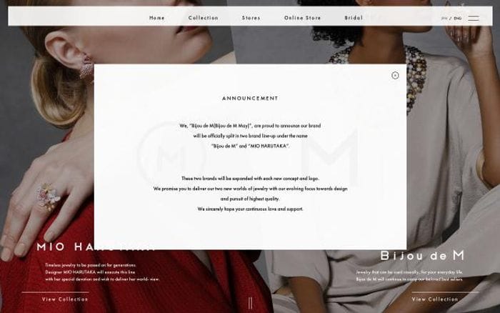 Bijou-de-m website preview