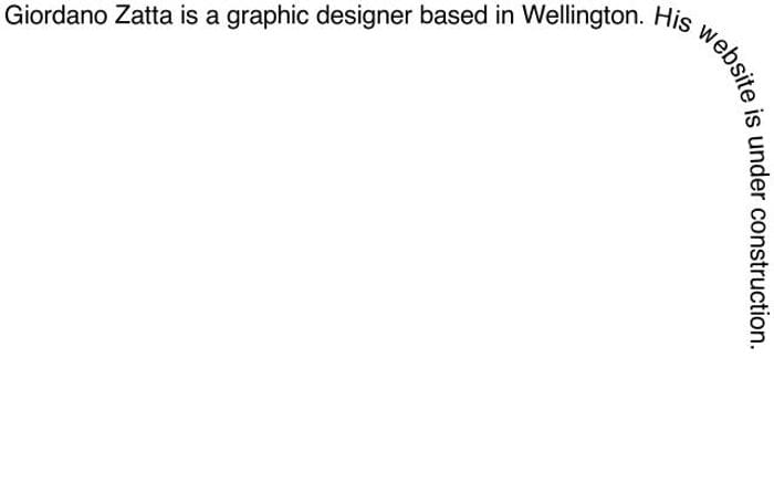 Giordanozatta website preview
