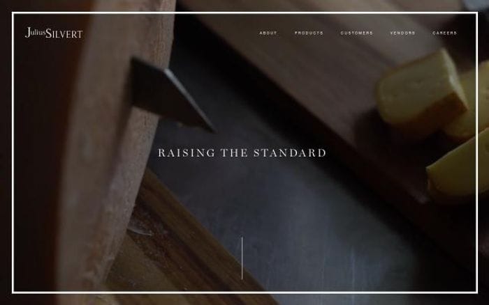 Juliussilvert website preview