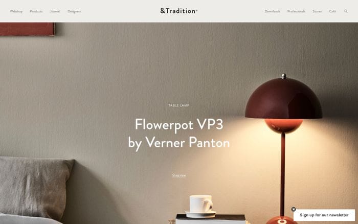 &Tradition website preview