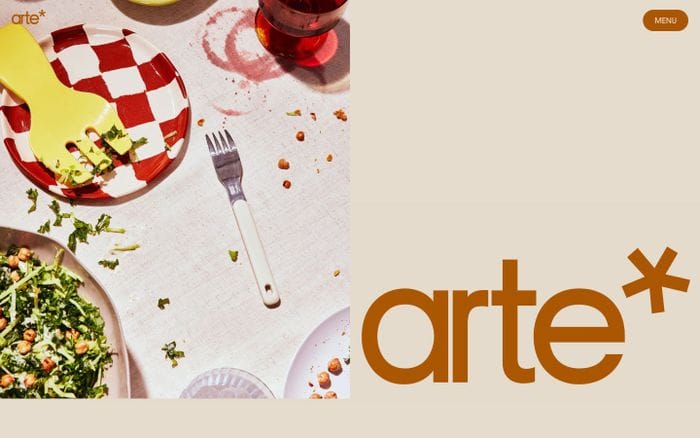 Arte* website preview