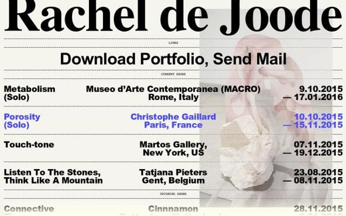 Racheldejoode website preview