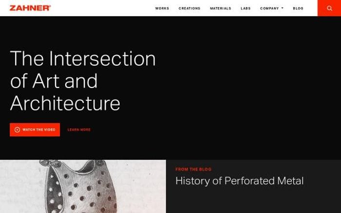 Azahner website preview