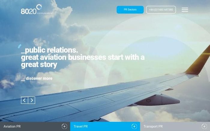 8020comms website preview