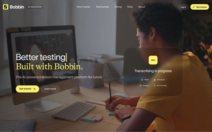Bobbin website preview