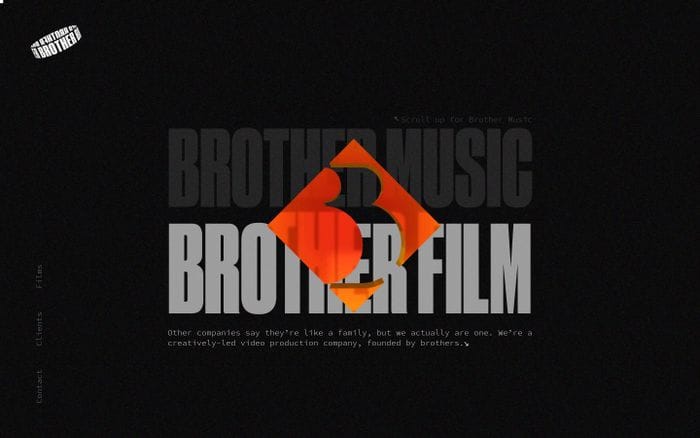Brother Film website preview