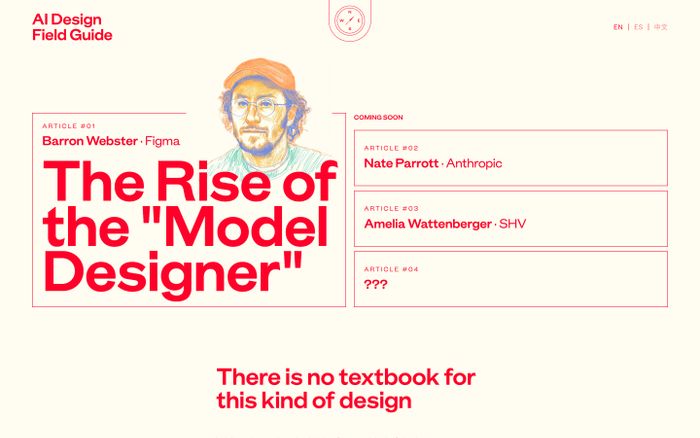 AI Design Field Guide website preview