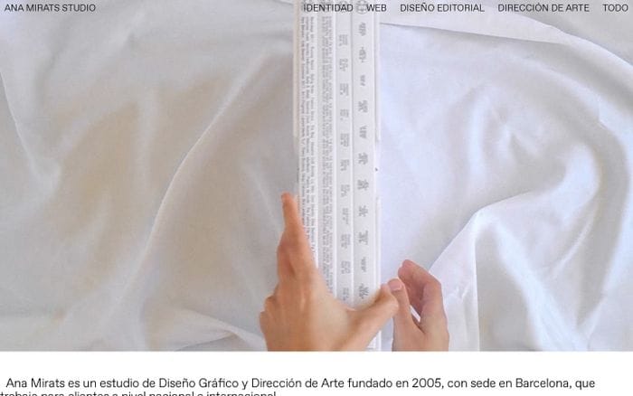 ANA MIRATS STUDIO website preview