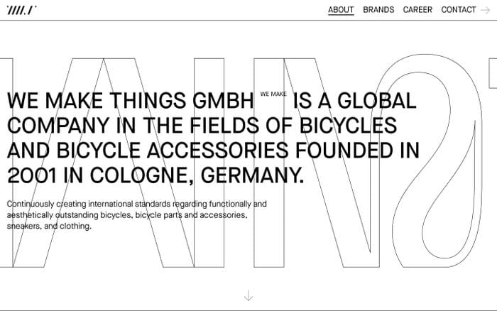 We make things website preview