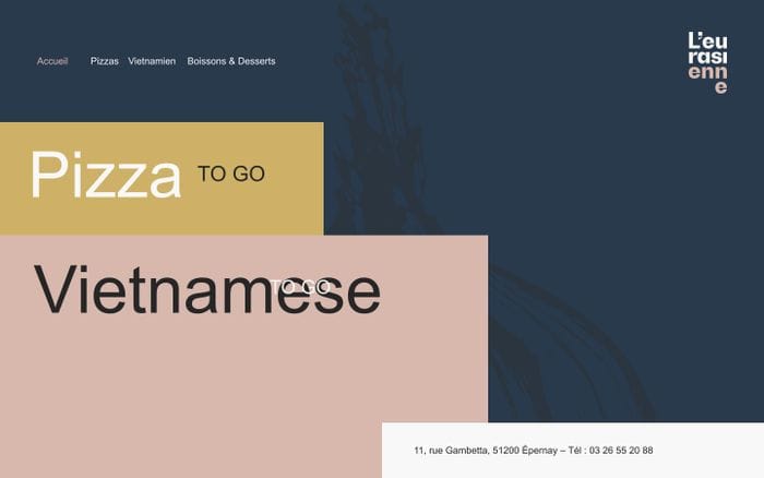 L'eurasienne Accueil - L'eurasienne website preview