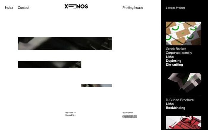 Xenosprint website preview