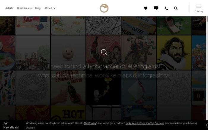 Jackywinter website preview