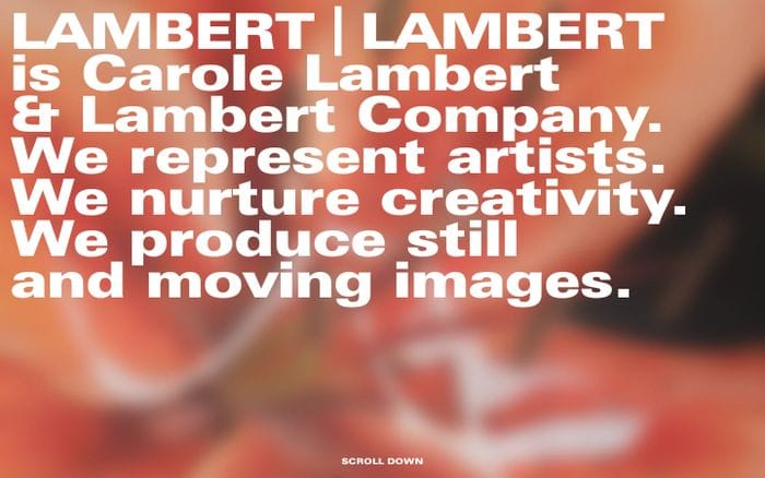 Lambert lamber website preview