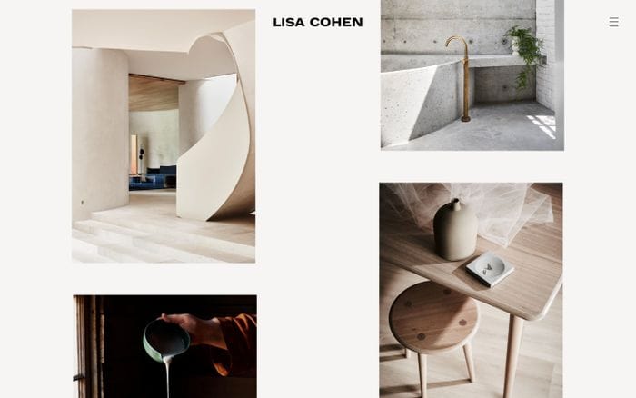 Lisa Cohen website preview
