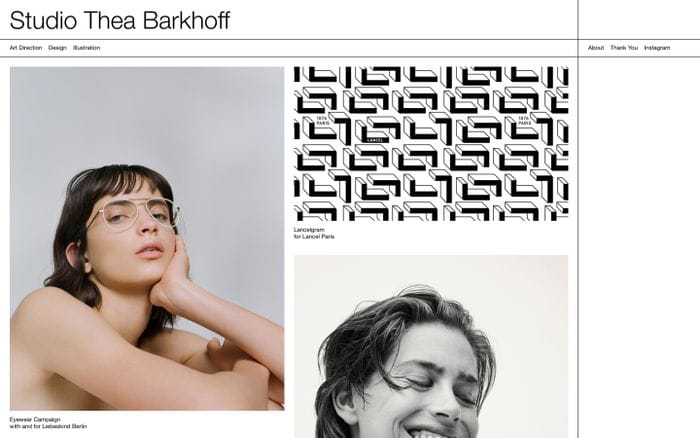 Thea Barkhoff website preview