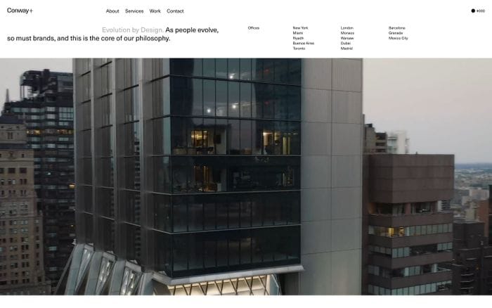 Conway+Partners website preview