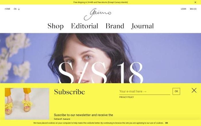 Gaimo website preview