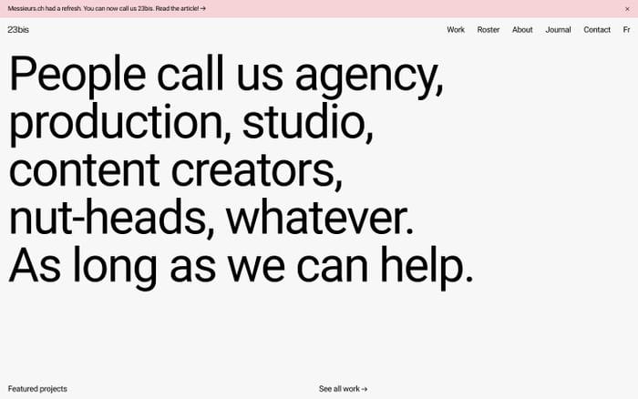 23bis website preview