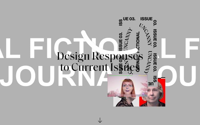 Fictional Journal website preview
