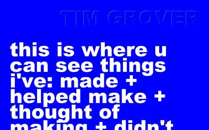 Timgrover website preview