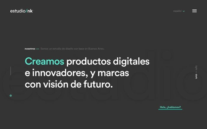 estudio/nk - Home website preview