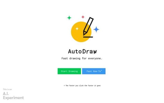 Autodraw website preview