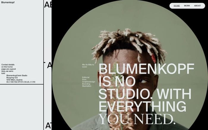 Blumenkopf website preview