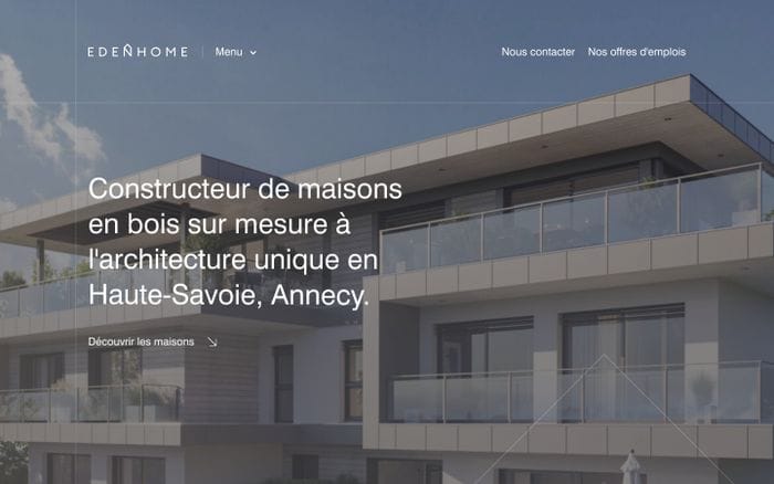 EdenHome website preview