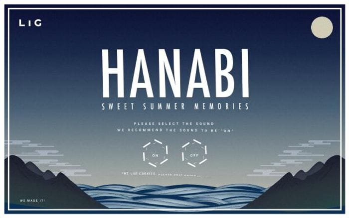 Hanabi website preview