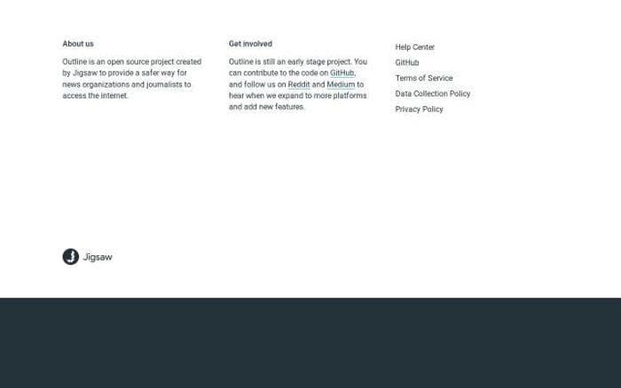 Getoutline website preview