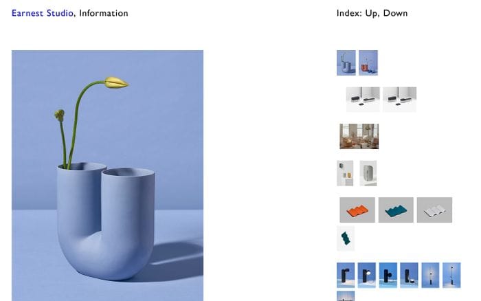 Earnest Studio website preview
