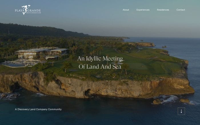 Playa Grande website preview
