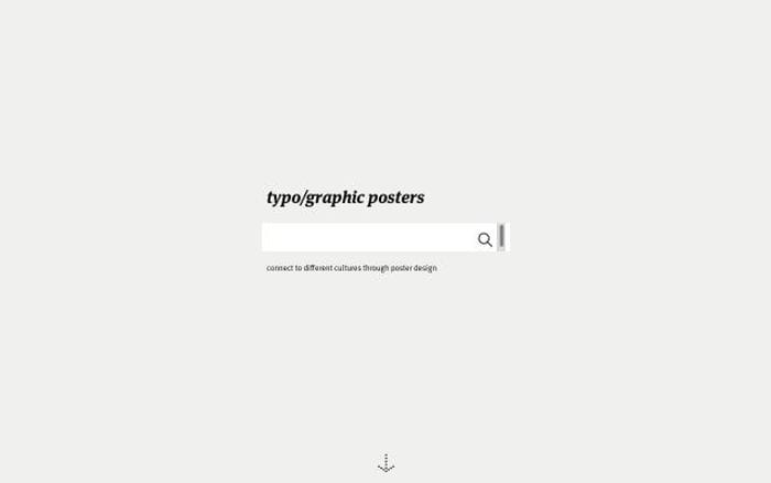 Typographicposters website preview