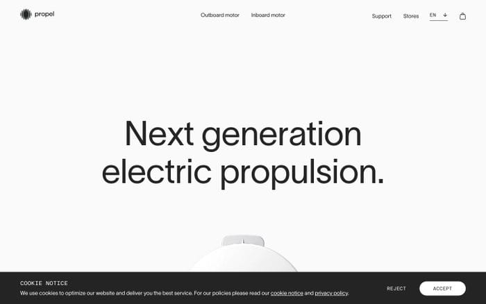 Propel website preview