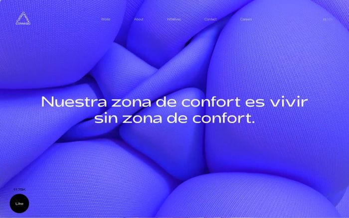Fuego Camina Conmigo website preview