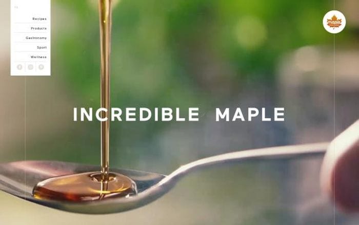 Maplefromquebec website preview