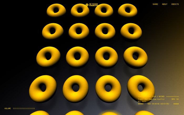 J Dilla's Donuts website preview