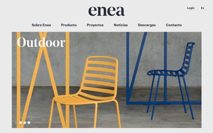 Eneadesign website preview