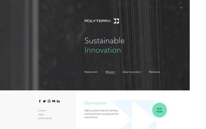 Polyterra website preview
