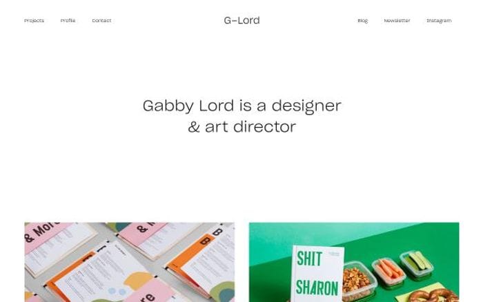 Gabbylord website preview