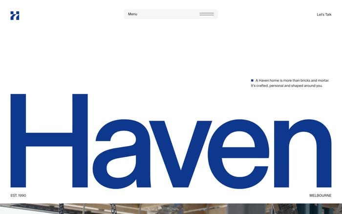 Haven website preview