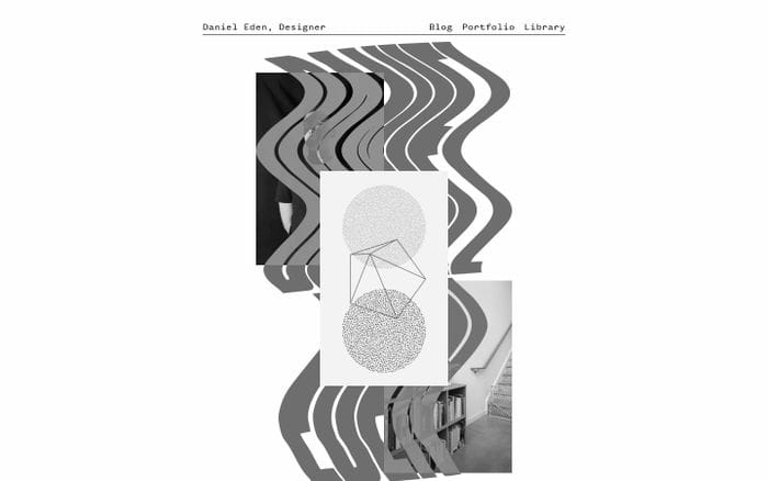 Daniel Eden, Designer website preview