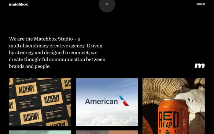 Matchbox Studio website preview