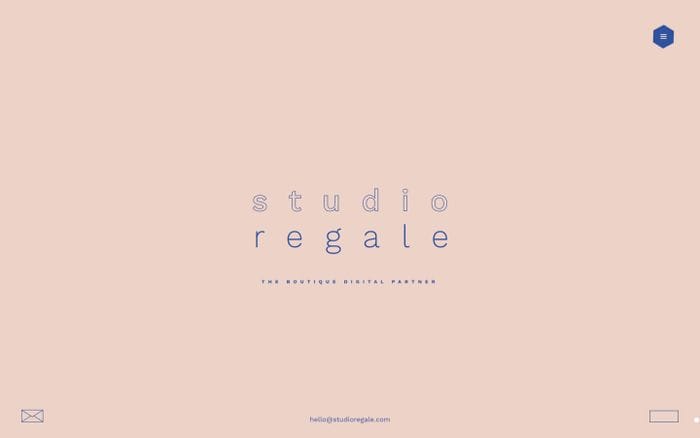 Studioregale website preview