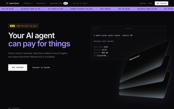 Agentcard website preview