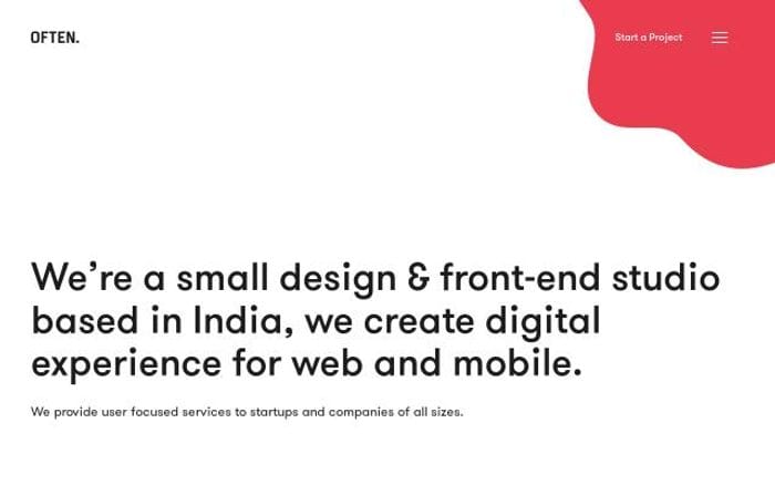 Often-design website preview