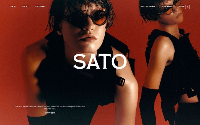 Sato website preview