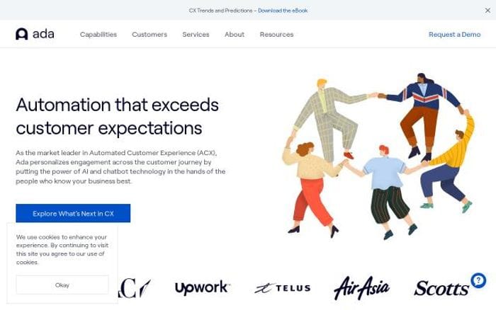 Ada website preview