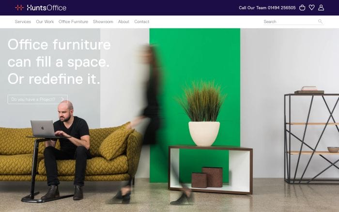 Hunts Office website preview