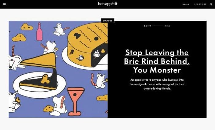 Bonappetit website preview